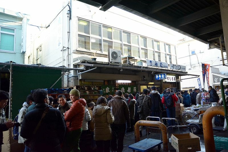 20141230 東京第三天(上) 不吃生魚片的築地市場