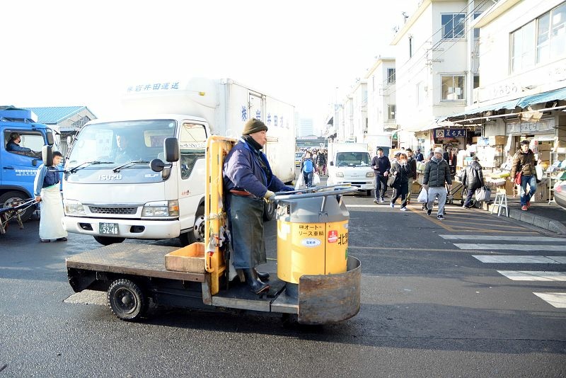 20141230 東京第三天(上) 不吃生魚片的築地市場