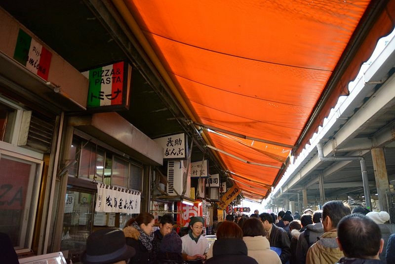 20141230 東京第三天(上) 不吃生魚片的築地市場