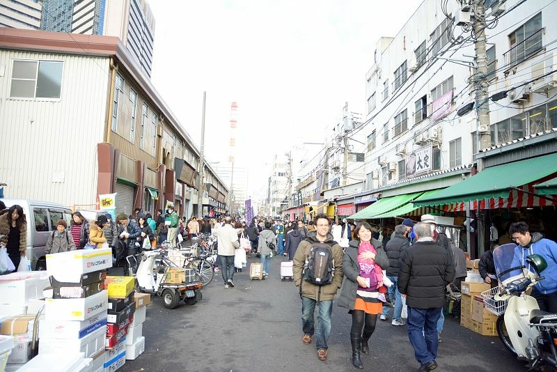 20141230 東京第三天(上) 不吃生魚片的築地市場